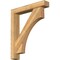 Ekena Millwork Westlake Block Rough Sawn Bracket w/ Offset Brace, Western Red Cedar, 6"W x 34"D x 40"H BKT0604X34X40WTL05RWR - alternate 1